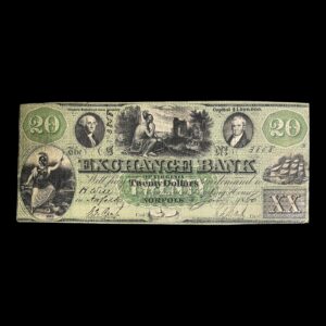 USA 20 Dollars 1860 "The Exchange Bank of Virginia"