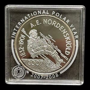 Finland 10 Euro 2007. Polarår År 2007-2008 (Internationalt Polarår) Sølv .925 Vægt 25,50 g