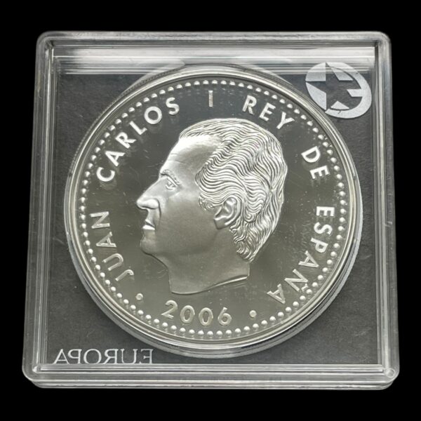 Spanien 10 Euro 2006 Sølv (.925) Vægt 27 g Modelfoto, lignende fremsendes.