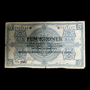 Danmark 5 Kroner 1909 B Sieg: 93