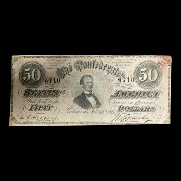 Confederate 50 Dollars