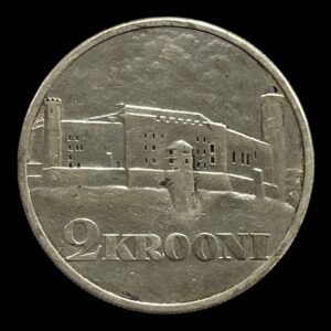 2 Krooni 1930 Estland Sølv (.500) Vægt 12 gram