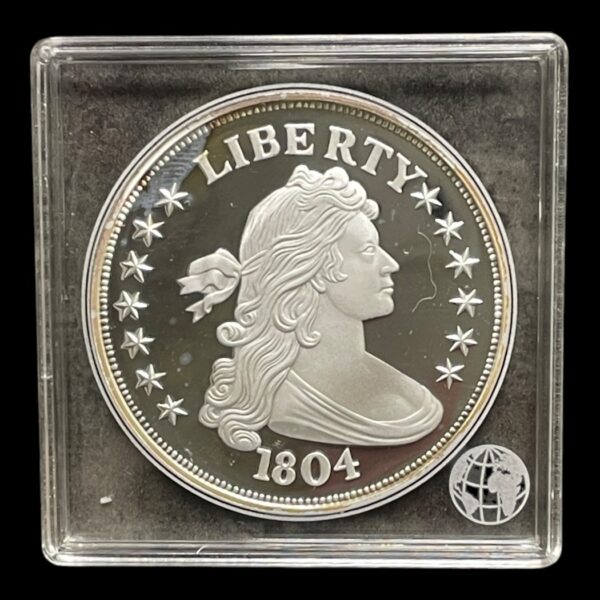 USA sølvdollar "Dexter" 1804 Kopi