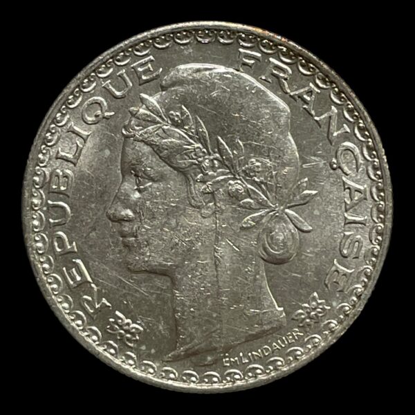 Fransk Indokina 1 Piastre 1931 Periode Tredje Republik (1870-1940) Type Standard cirkulationsmønter Sammensætning sølv (.900) Vægt 20 g