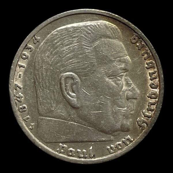 Tyskland 5 Mark 1936J