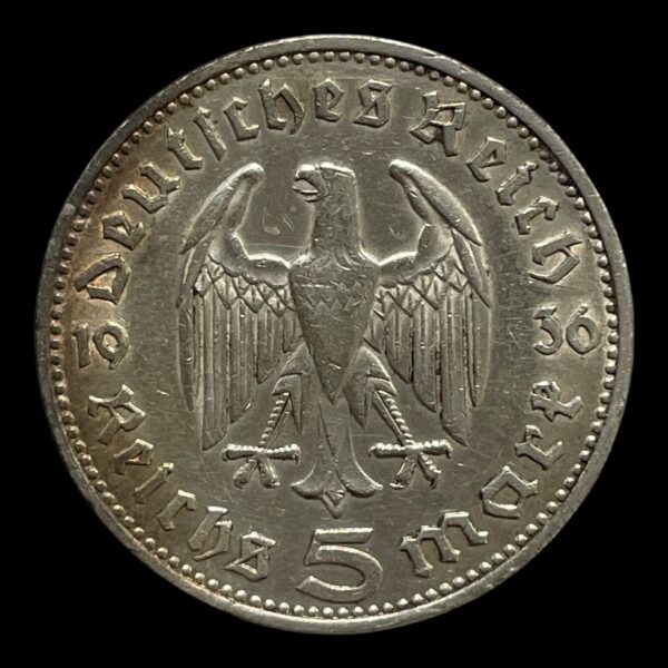 Tyskland 5 Mark 1936J
