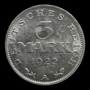 3 mark 1922 Tyskland A
