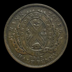 1/2 Penny 1837 Montreal