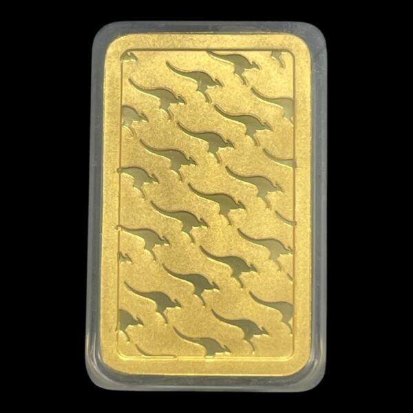 5 Grams Guldbarre - Perth Mint Australia - Kangaroo