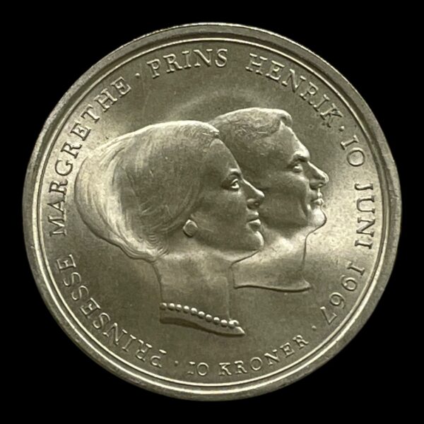 10 kr erindringsmønt 1967