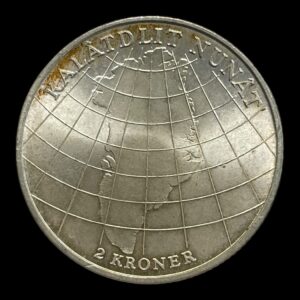 2 kr erindringsmønt 1953