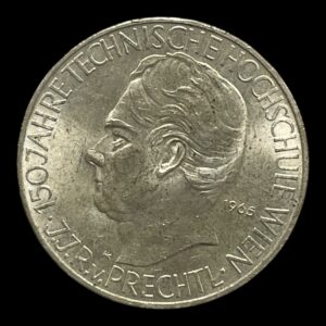 25 Schilling 1965 Østrig Type Ikke-cirkulerende mønter Sølv (.800) Vægt 13 Gram