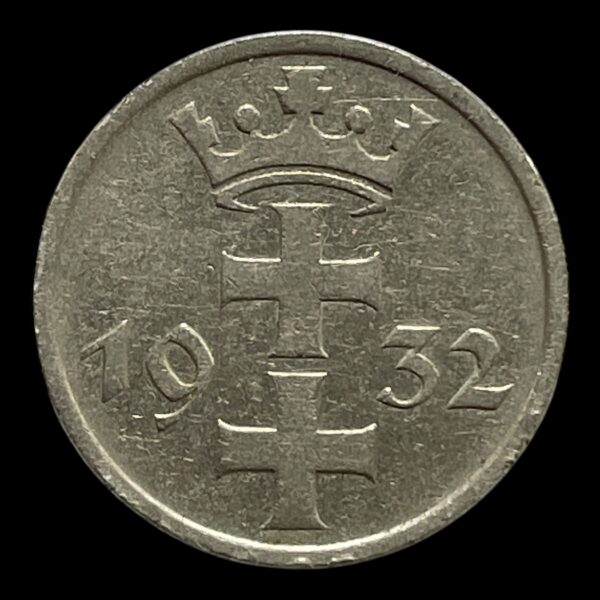 1 Gulden 1932 Danzig Type Standard cirkulationsmønter Sammensætning nikkel Vægt 5 g
