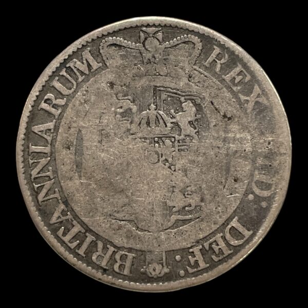 1/2 Crown 1819 England Standard cirkulationsmønter Sølv (.925) Vægt 14,14 g