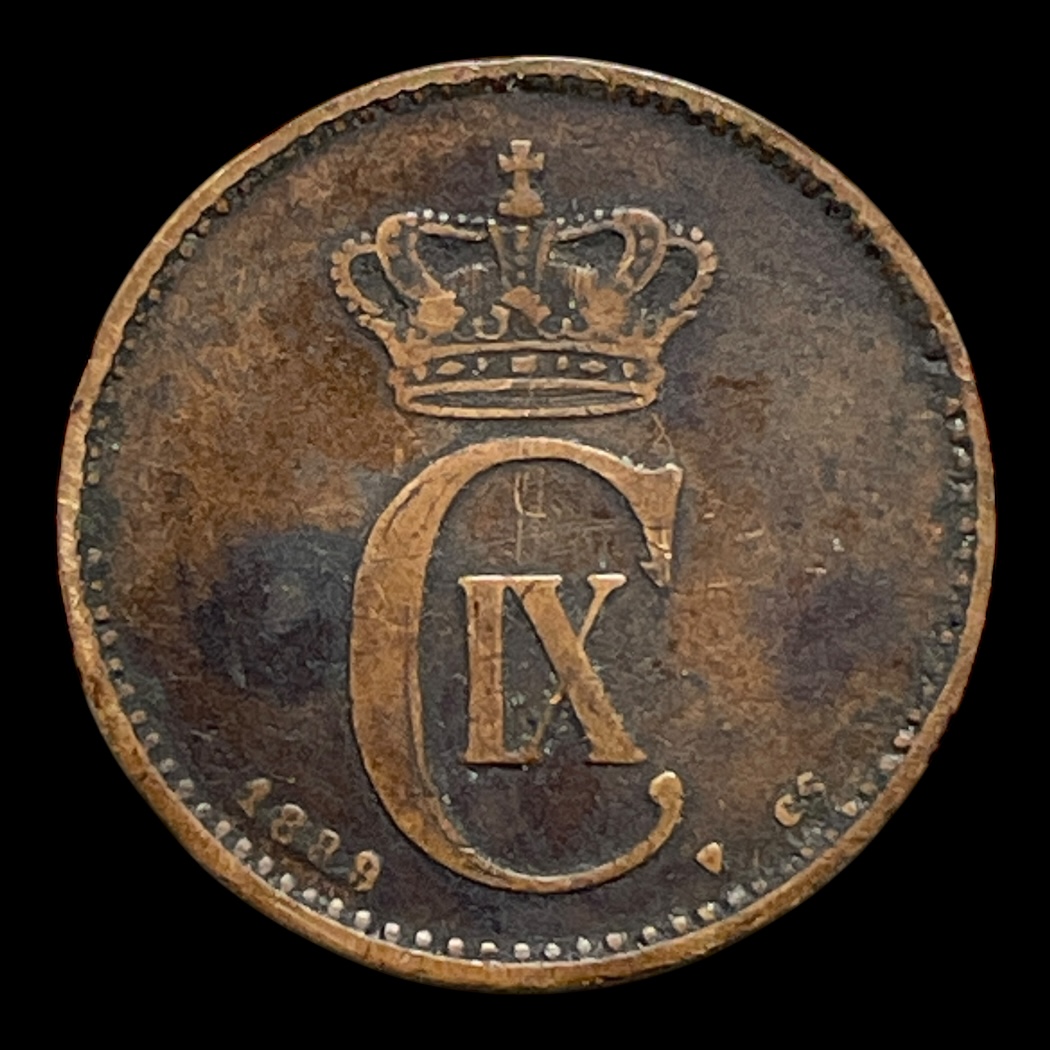 2 øre 1889