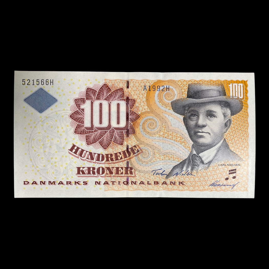 100 Kroner A1 1999 Standard cirkulationssedler Sieg: 147 Pick: 56 Kv: unc