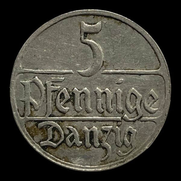 5 Pfennig 1923 Danzig