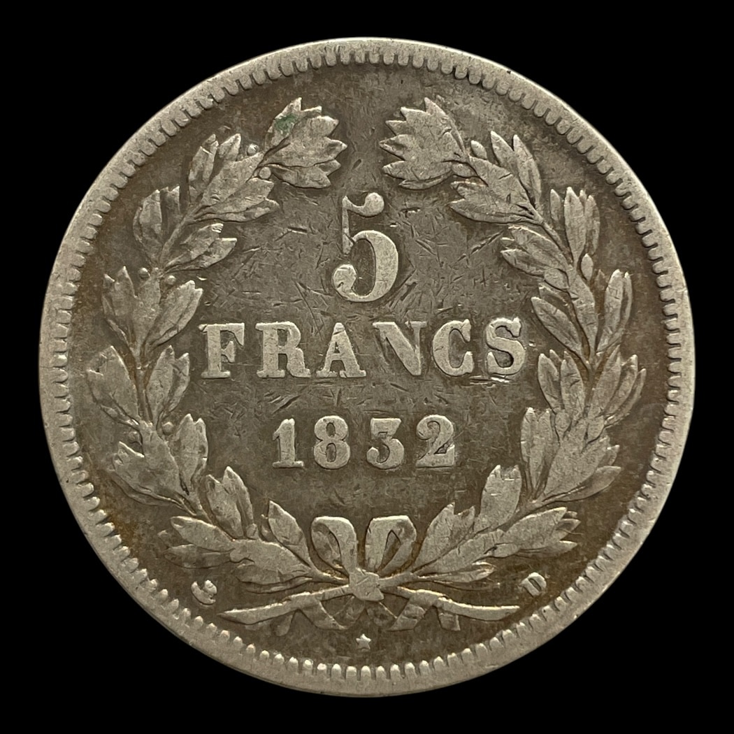 5 Francs 1832 Frankrig