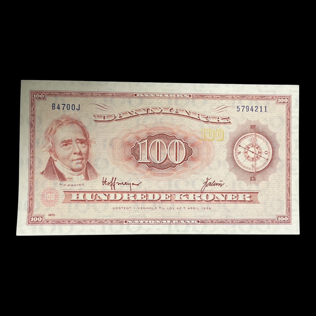 100 Kr. B4 1970 OJ Erstatningsseddel