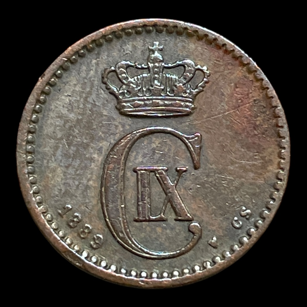 1 øre 1889