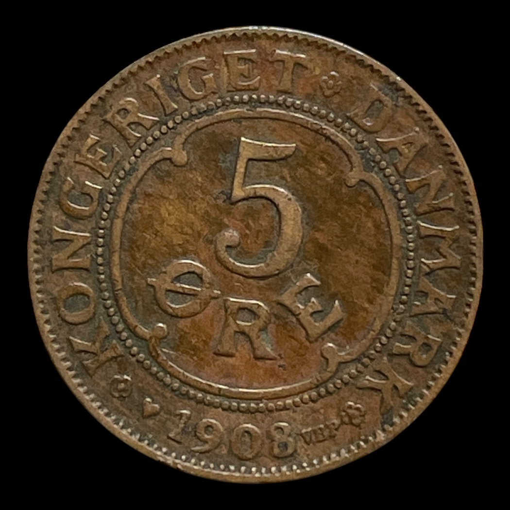 5 øre 1908