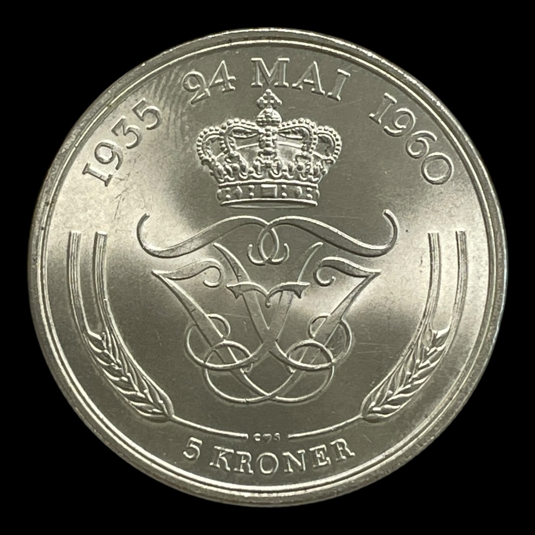 5 kr erindringsmønt 1960
