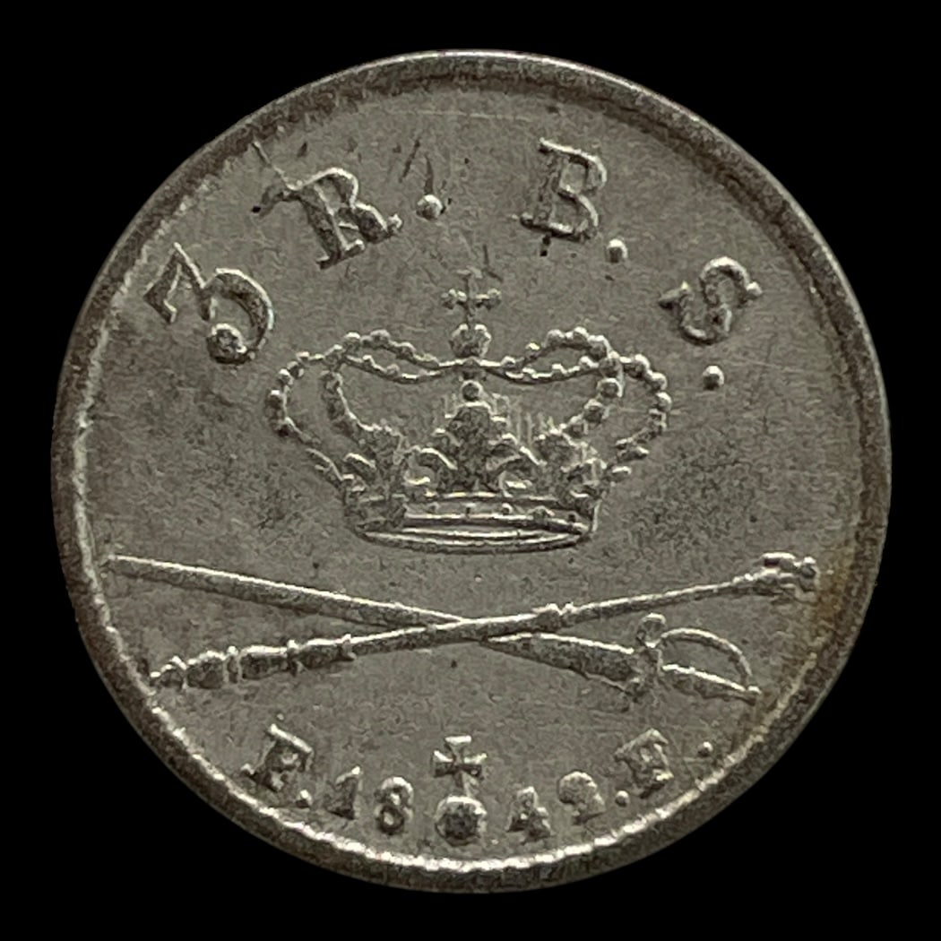 3 Rigsbankskilling 1842 FF