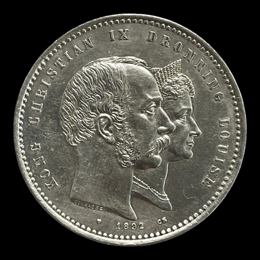 2 kr Erindringsmønt 1892
