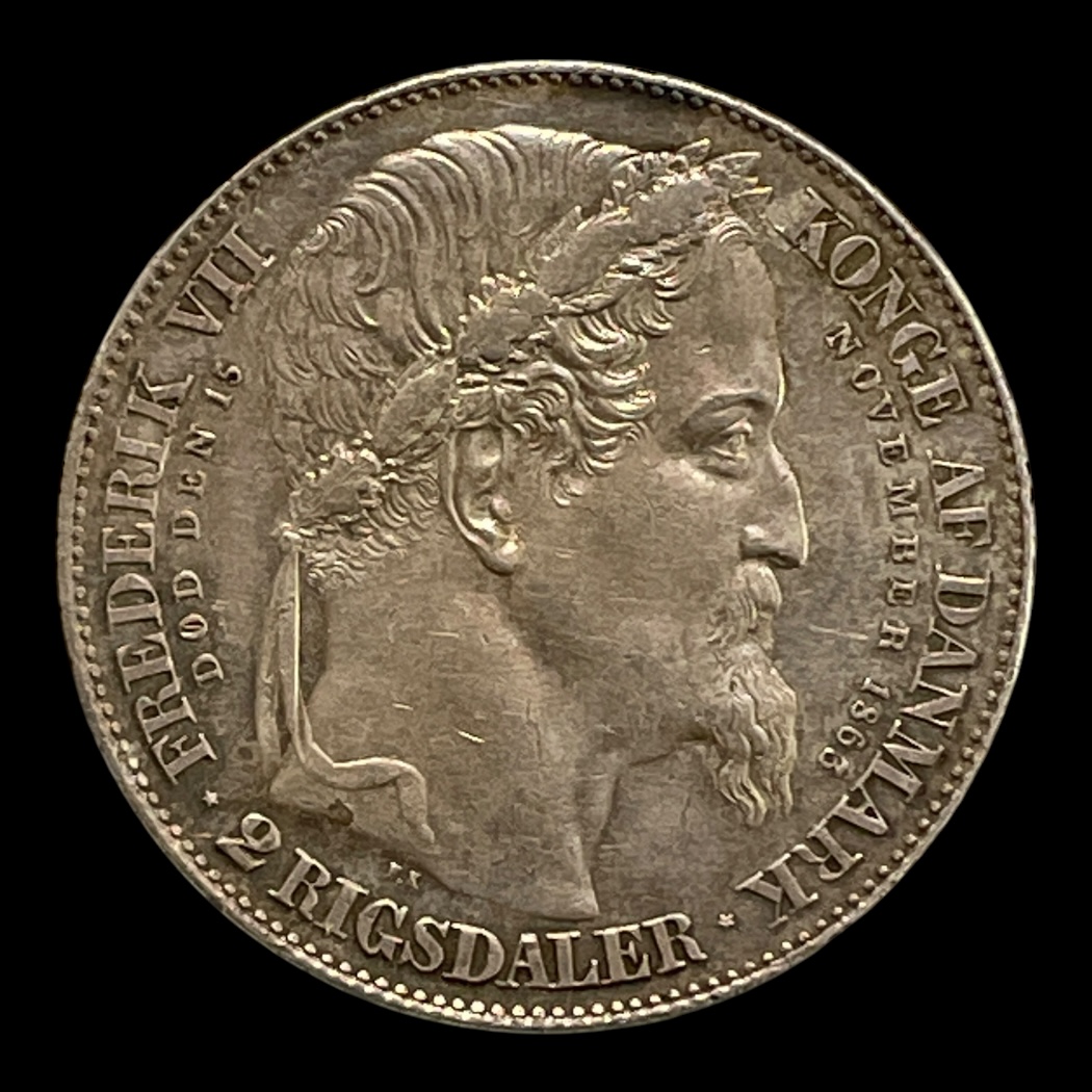 2 Rigsdaler 1863 TronskifteSpecie