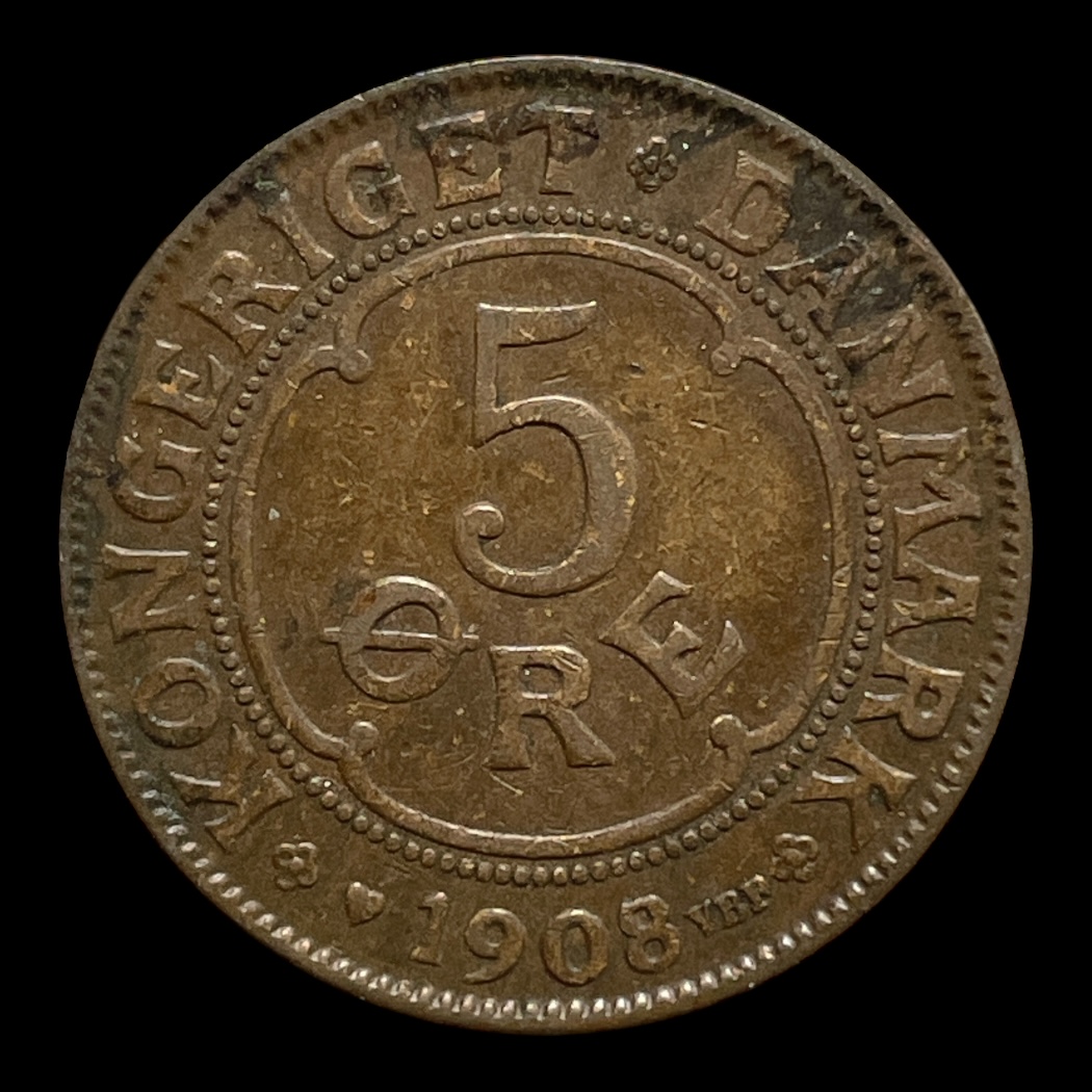 5 øre 1908