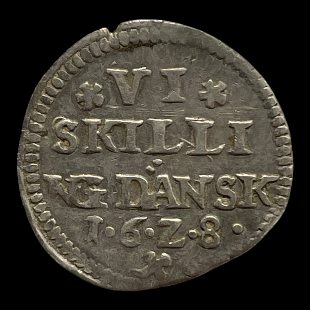 6 Skilling 1628