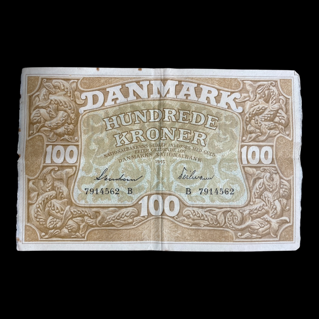 100 Kr. 1943B Danmark