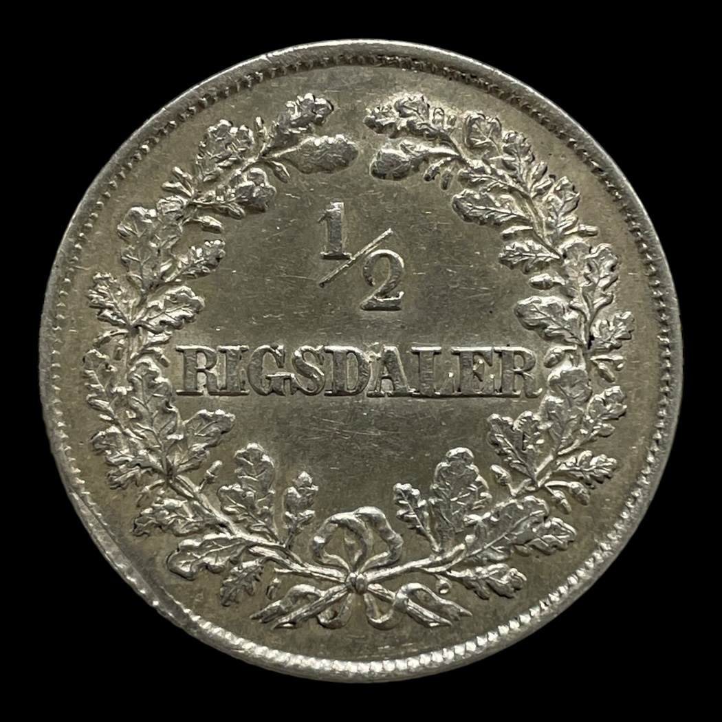 1/2 Rigsdaler 1854vs