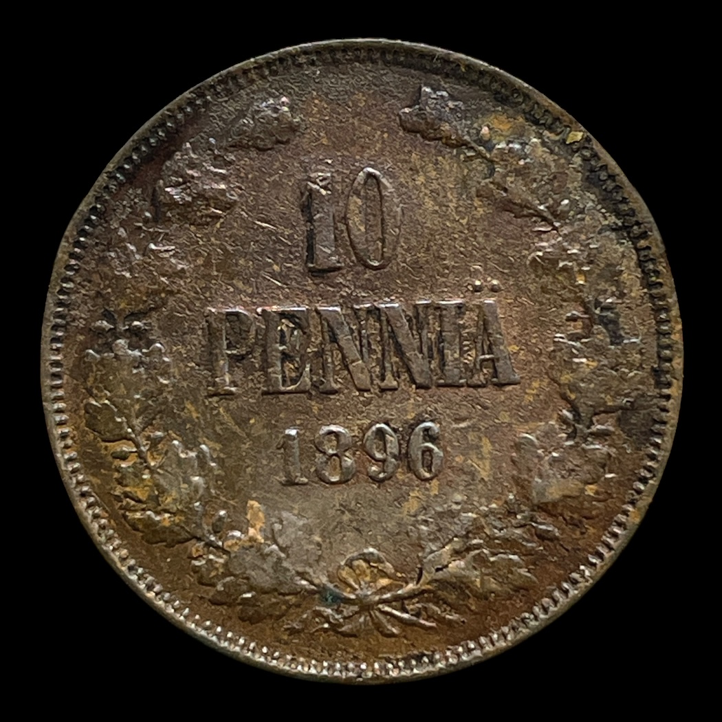 10 Pennia 1896 Finland
