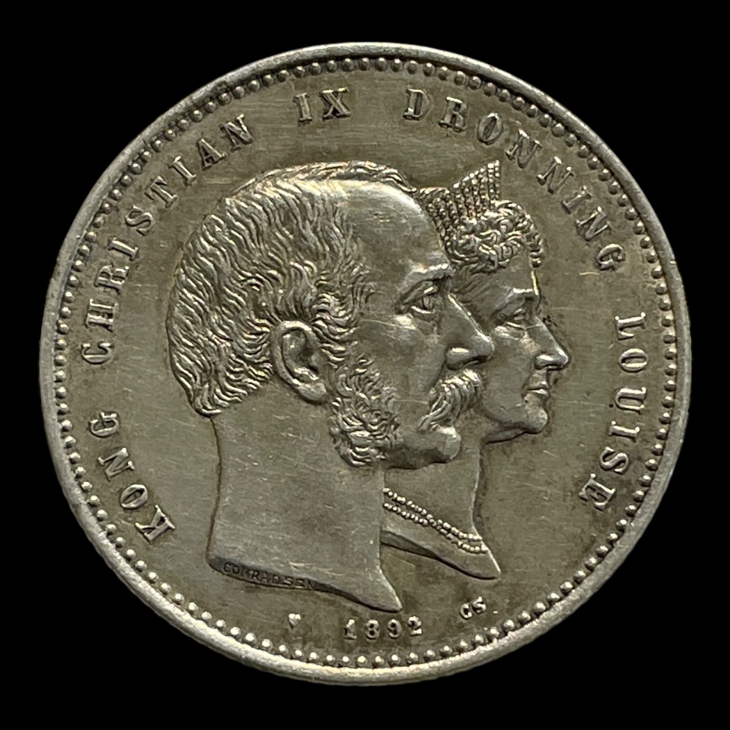 2 kr Erindringsmønt 1892