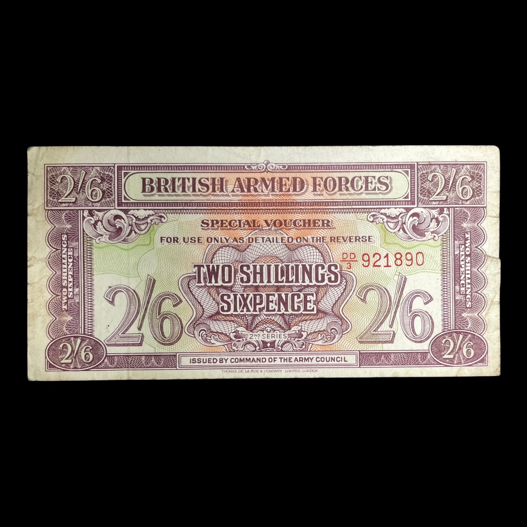 2 Shilling 6 Pence British Armed Forces 1948 Pick: M19b Kv: 1