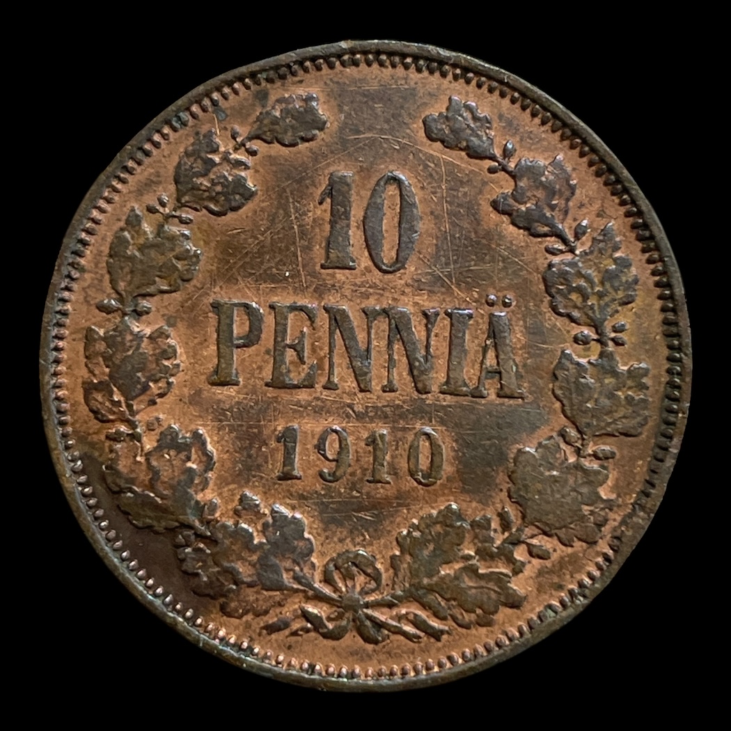10 Pennia 1910 Finland