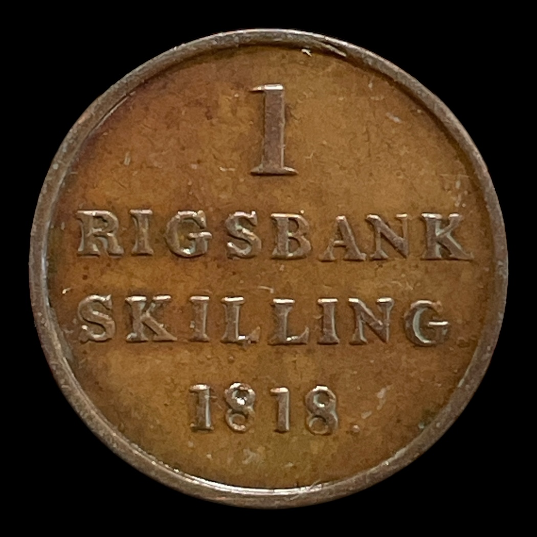 1 Rigsbankskilling 1818