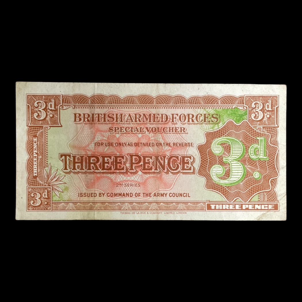 3 Pence British Armed Forces 1948