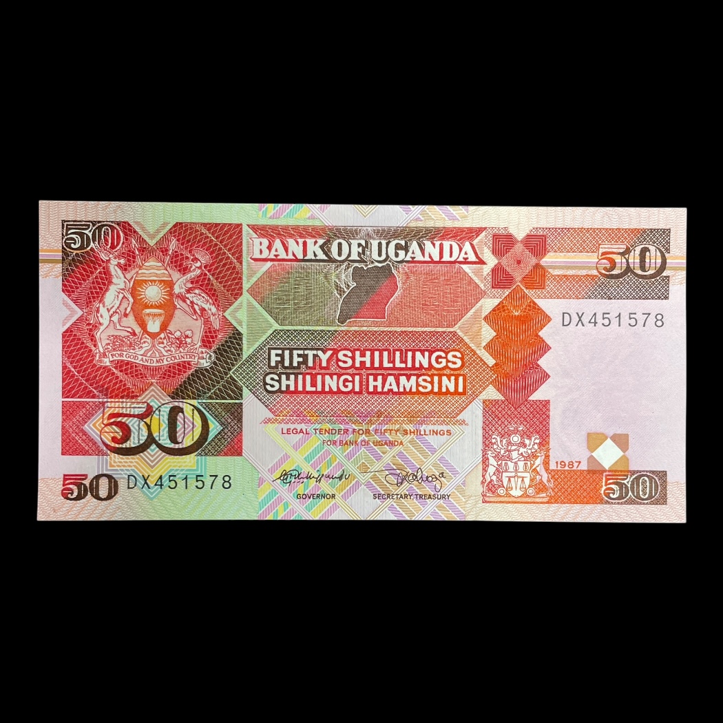 50 Shillings 1987 Uganda Pick: 30 Kv: Unc