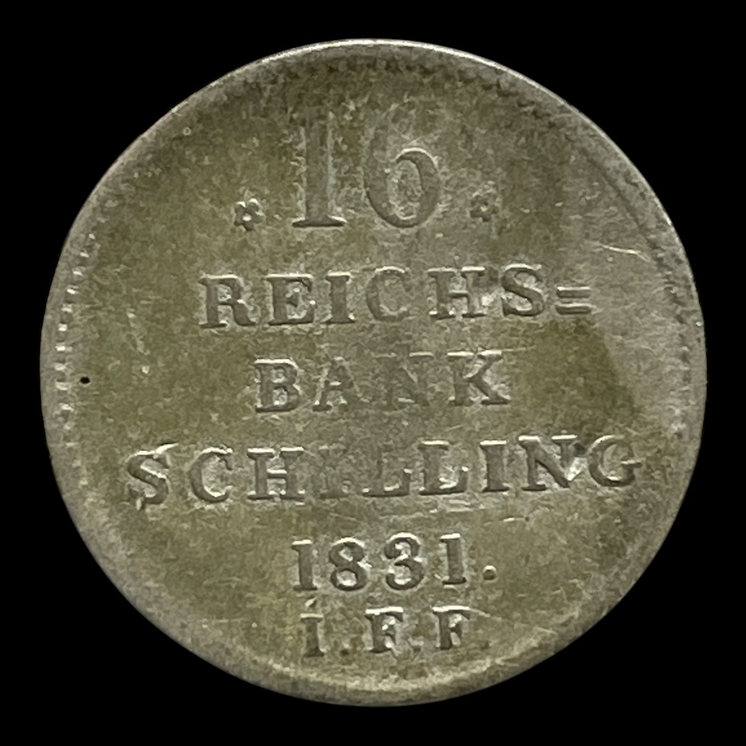 16 Rigsbankskilling 1831