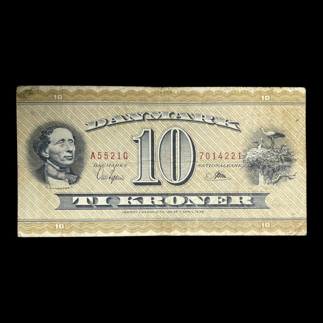 10 Kr. A5 1952 "Blindetier"