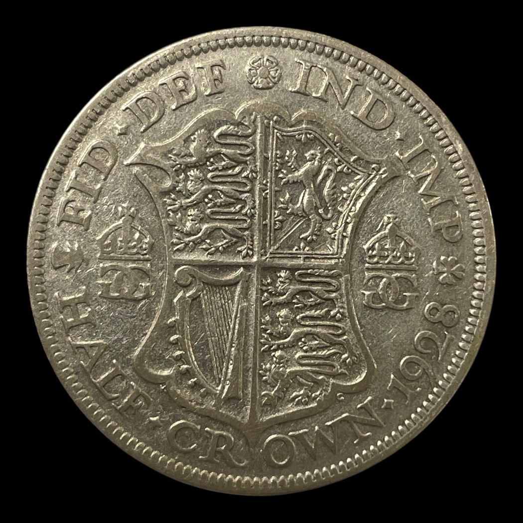Half Crown 1928 England