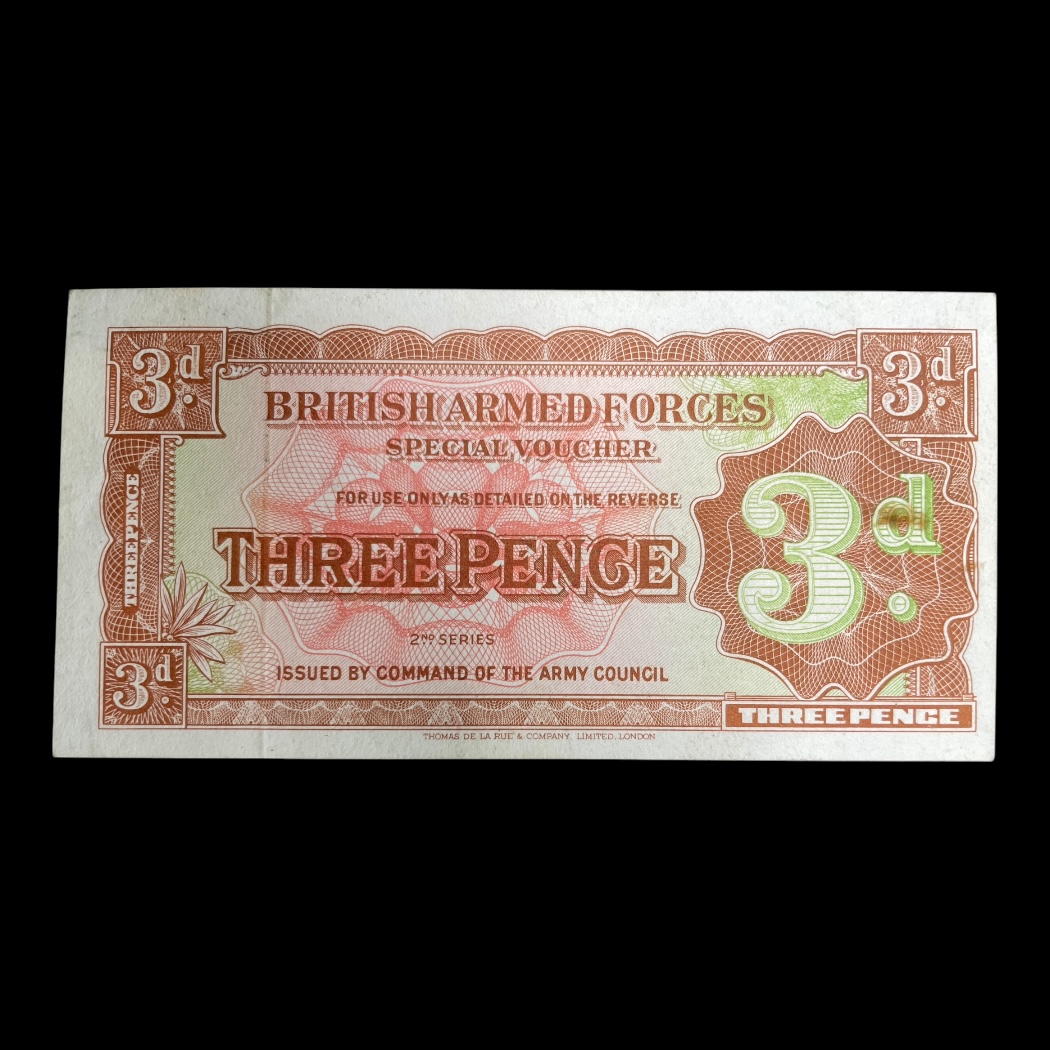 3 Pence British Armed Forces 1948 Pick: M16a Kv: 1