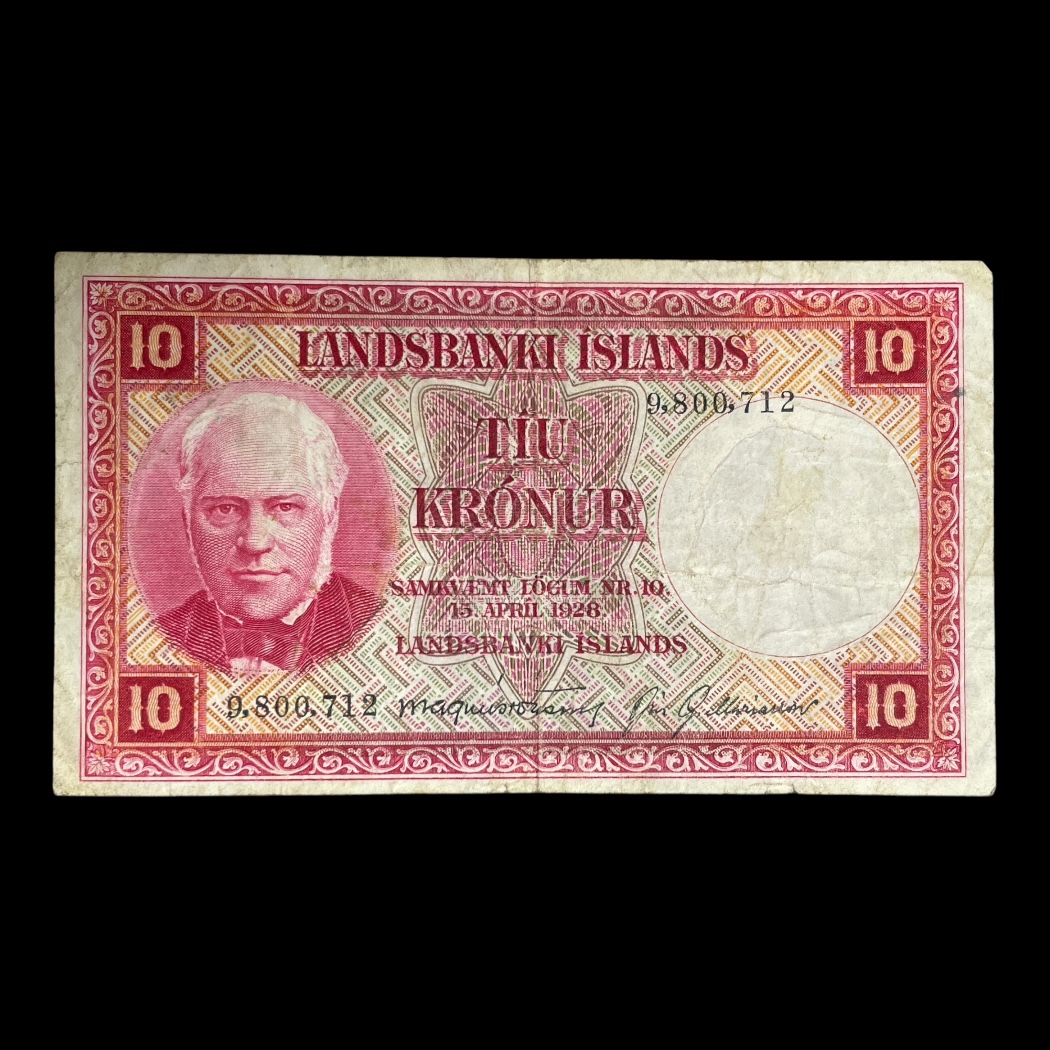 10 Kronur 1948 Island
