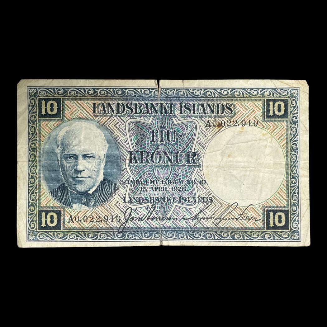 10 Kronur 1934 Island
