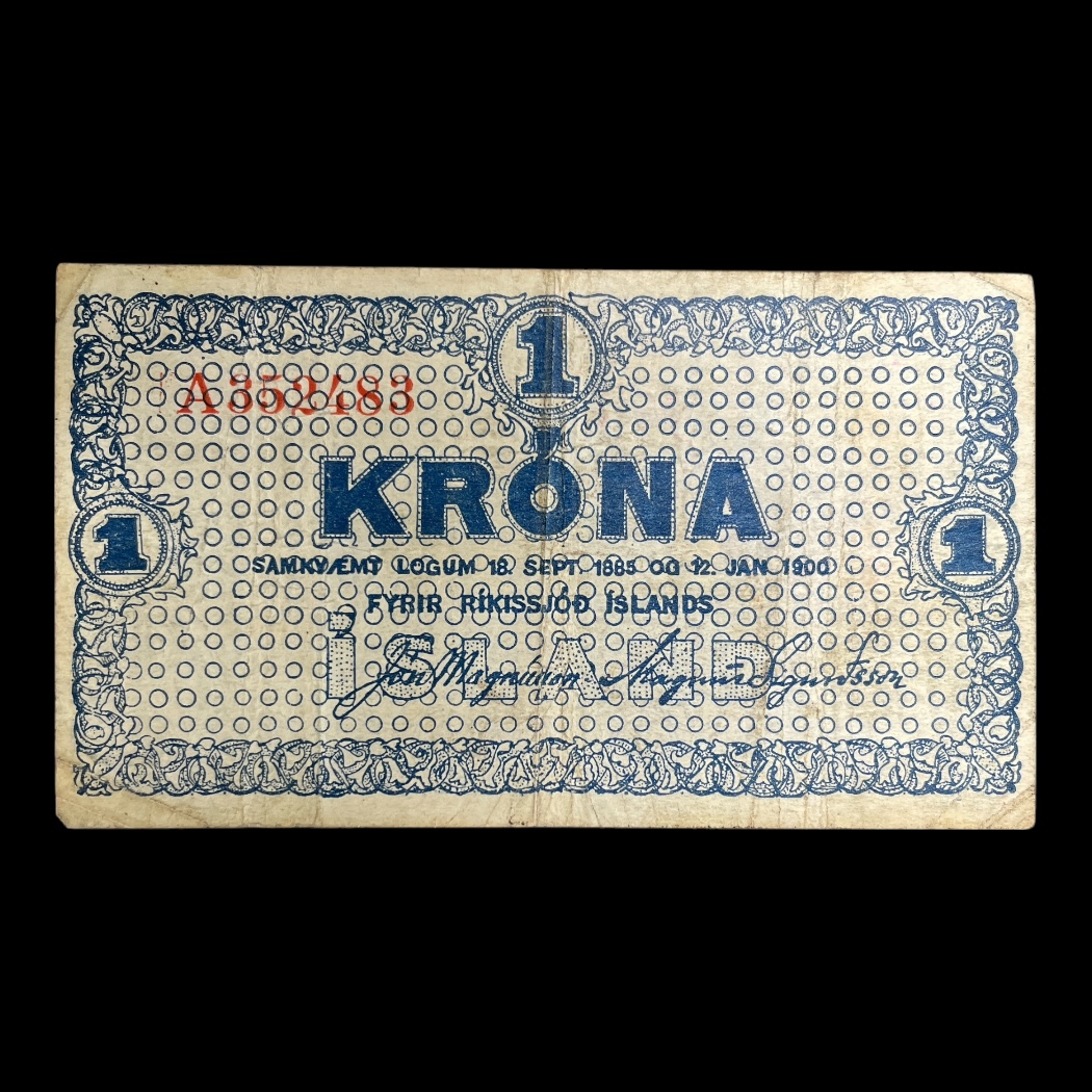 1 Krona 1924 Island