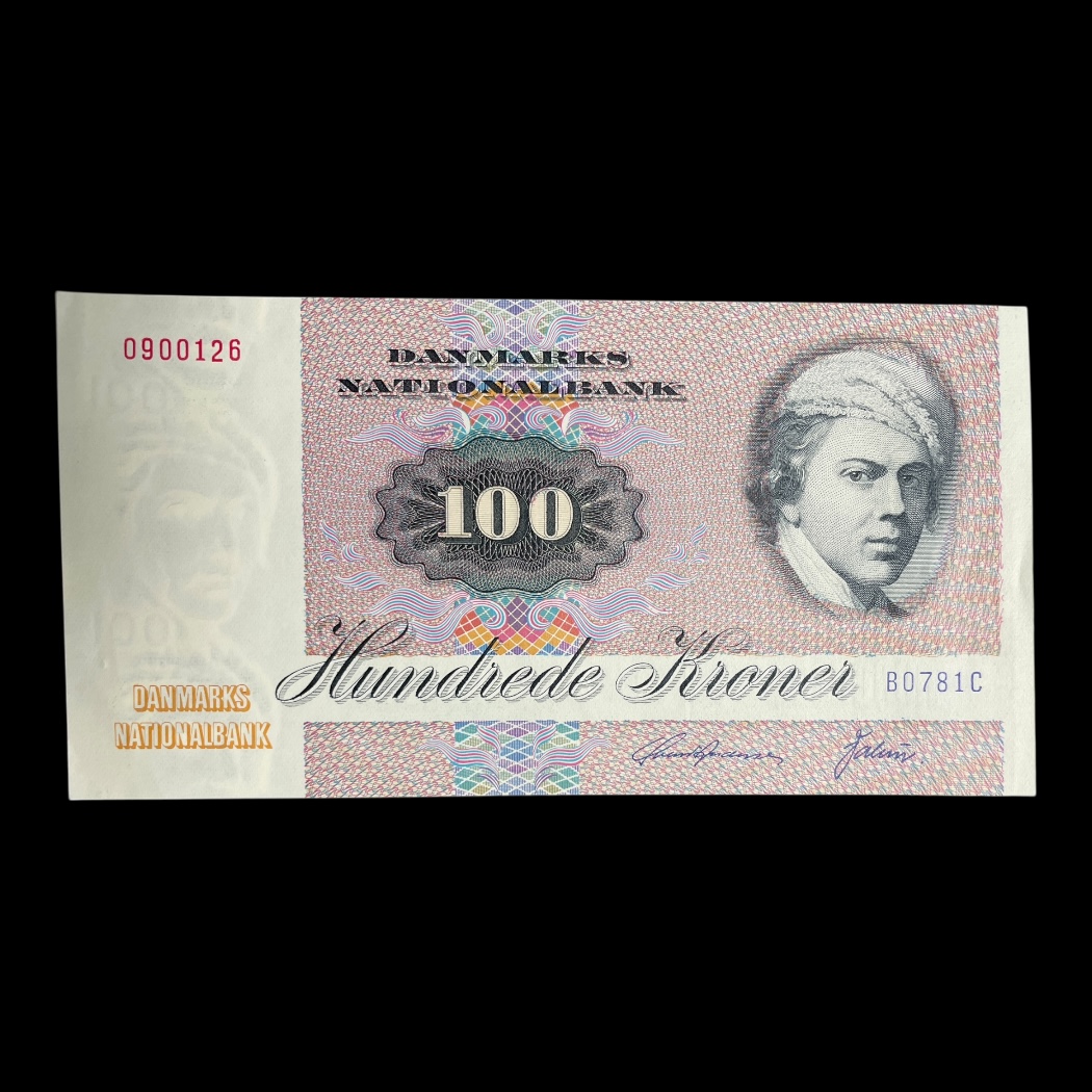 Danmark 100 Kroner B0 1978