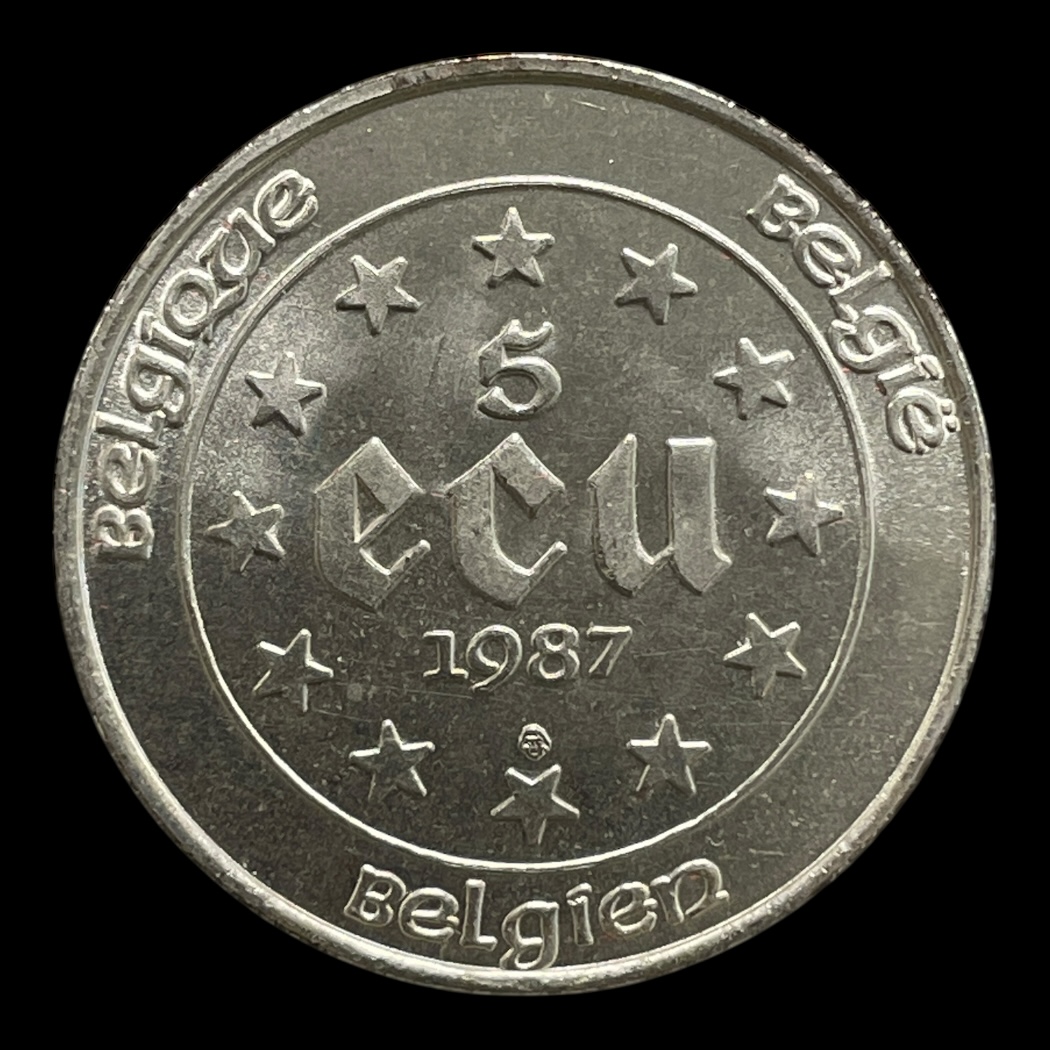 5 ECU 1987 Belgien