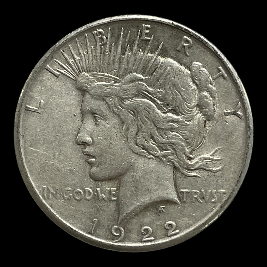 Peace dollar 1922s